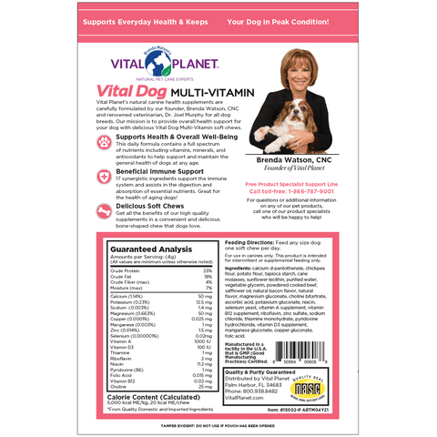 Vital Dog Multivitamin Chew