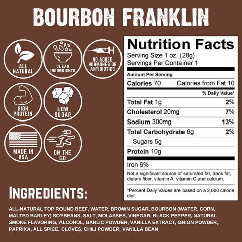 Bourbon Franklin Jerky