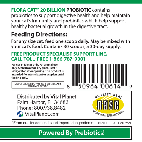 Vital Planet Flora Cat Probiotic