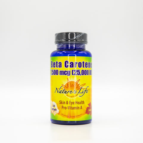 Nature's Life Beta Carotene Vitamin A 25k IU