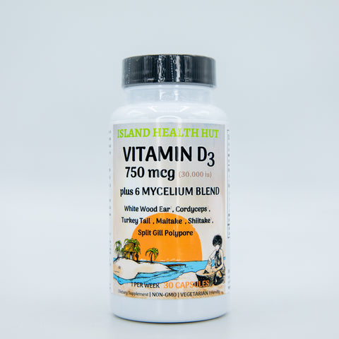 Vitamin D3 Plus 6 Mycelium Blend