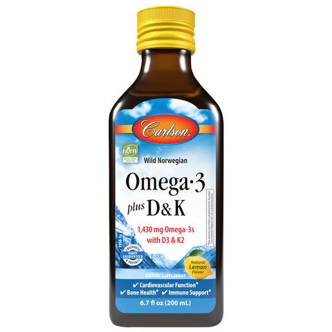 Carlson Omega•3 + D&K 200ml