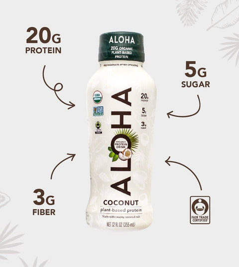 12oz Coconut Protein Drink - Island Health Hut