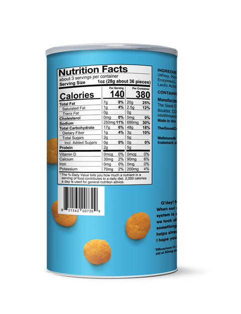 Cheddar Cheese Balls - 2.75oz Cans