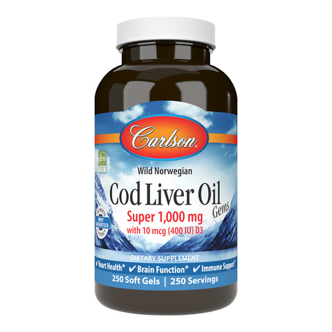 Carlson Cod Liver Oil 1000mg