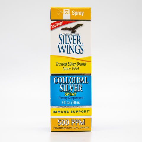 Silver Wings Colloidal Silver 500 ppm - 2oz Spray