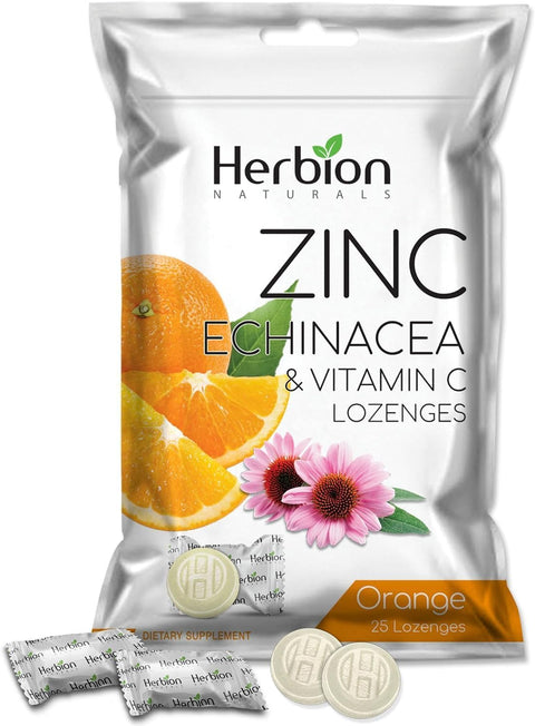 Zinc Echinacea & Vitamin C Lozenges By Herbion