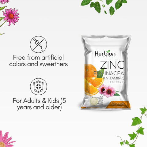 Zinc Echinacea & Vitamin C Lozenges By Herbion