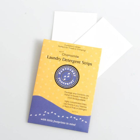 Travel Concentrated Laundry Detergent Strips | 2 Strips/unit: Chamomile