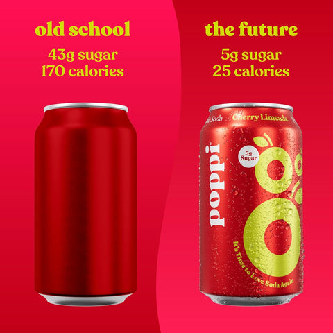 Poppi Prebiotic Soda - Cherry Limeade