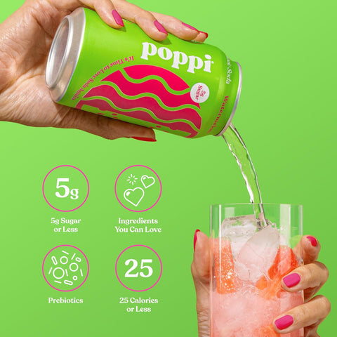 Poppi Prebiotic Soda - Watermelon