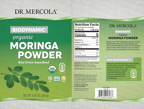 Dr. Mercola Organic Moringa Power