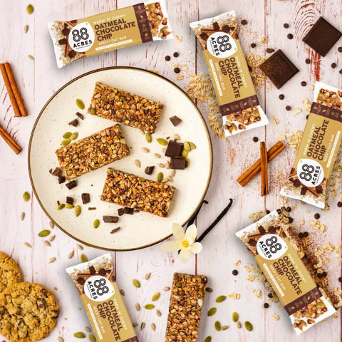 88 Acres Oatmeal Chocolate Chip Bar - Island Health Hut