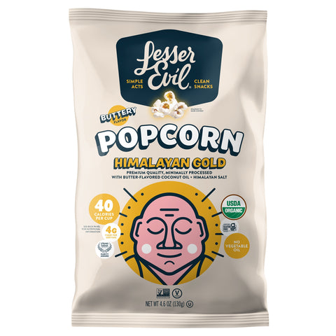 Lesser Evil Vegan Popcorn - Himalayan Gold