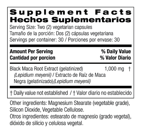 Gelatinized Black Maca by Bio Nutrition