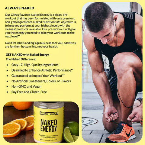 Naked Energy Pre-Workout - Citrus