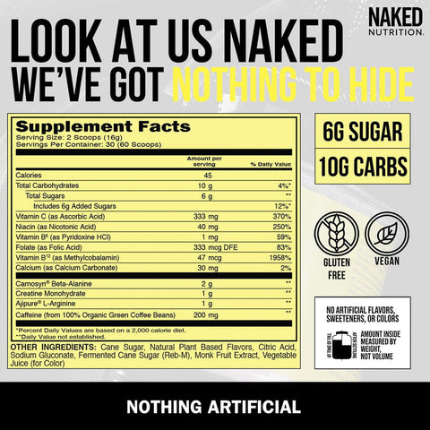 Naked Energy Pre-Workout - Citrus