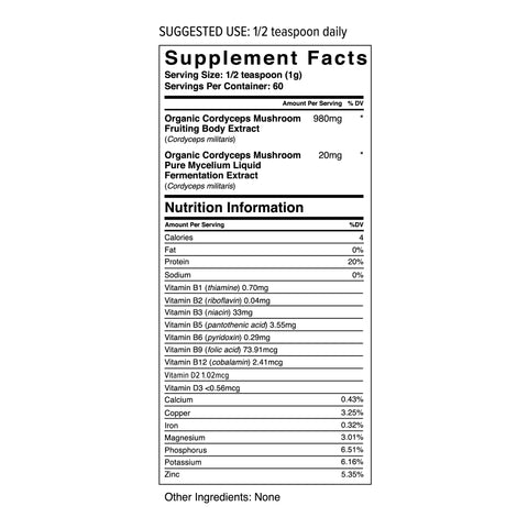 Wholesun Cordyceps Powder