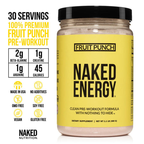 Naked Energy Pre-Workout - Fruit Punch