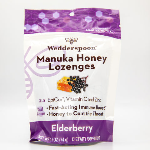 Manuka Honey Lozenges - Elderberry