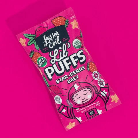 Lesser Evil Lil Puff’s - Star-Berry Beet