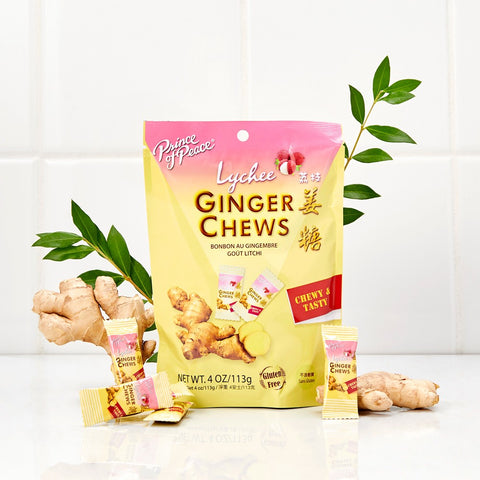 Prince of Peace Ginger Chews - Lychee