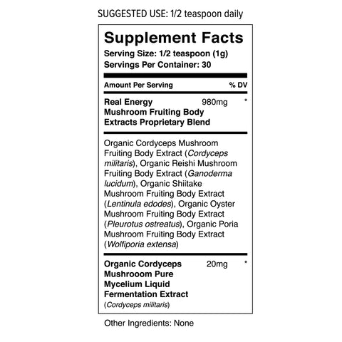 Wholesun Real Energy Mushroom Powder