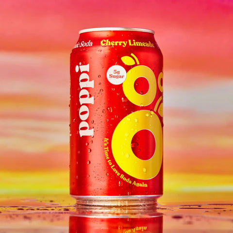 Poppi Prebiotic Soda - Cherry Limeade