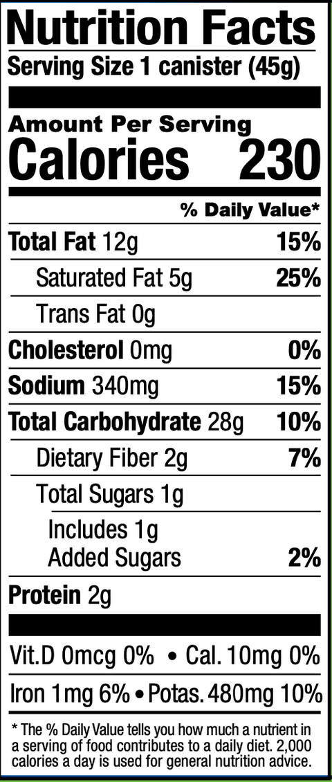 Sour Cream & Onion Chips - 1.6oz