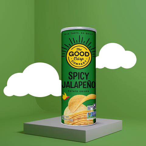 Spicy Jalapeño Gluten Free Chips - 5.6oz Cans