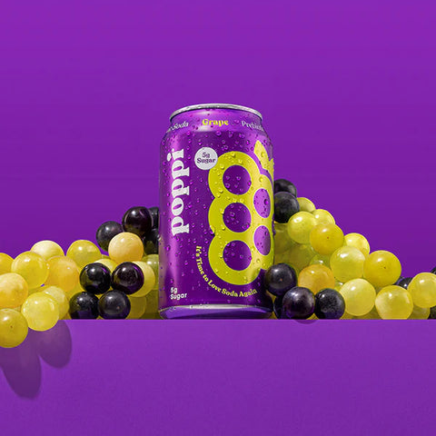 Poppi Prebiotic Soda - Grape