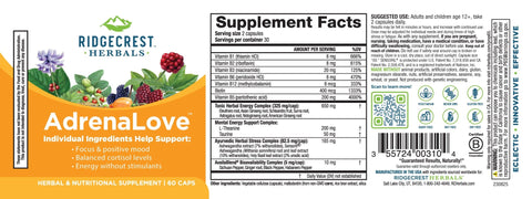 Adrenalove by Ridgecrest Herbals - Island Health Hut