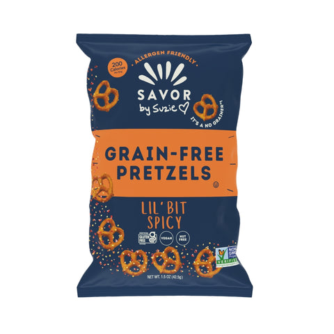 Lil’ Bit Spicy Grain Free Pretzels 1.5oz