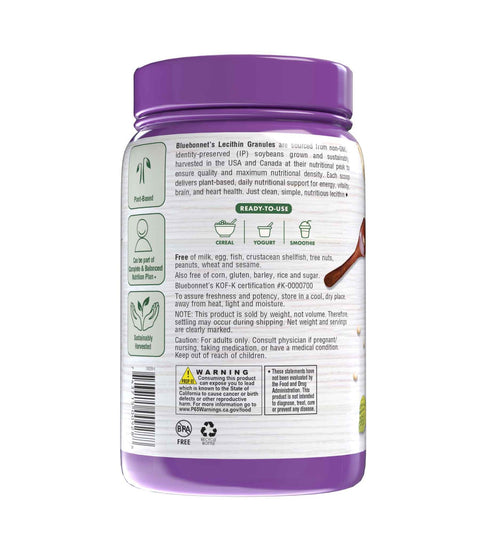 Bluebonnet Lecithin Granules - Island Health Hut