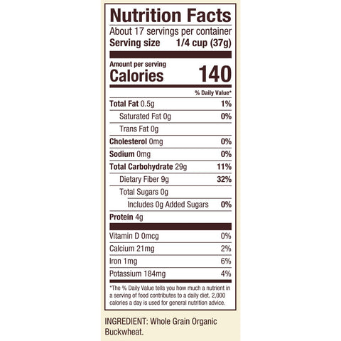 Bob’s Red Mill Buckwheat Flour - Island Health Hut