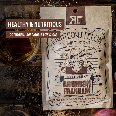 Bourbon Franklin Jerky - Island Health Hut