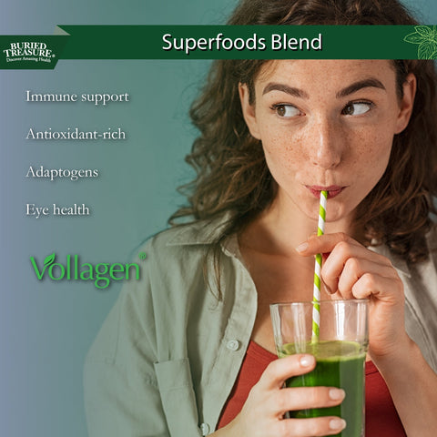 Buried Treasure Green Fusion Vegan Collagen - Island Health Hut