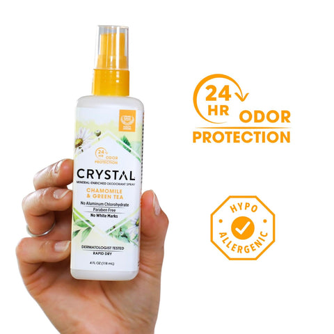 Crystal Roll On Chamomile & Green Tea - Island Health Hut