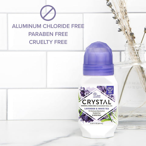 Crystal Roll On Lavender & White Tea - Island Health Hut