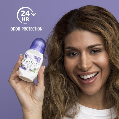 Crystal Roll On Lavender & White Tea - Island Health Hut