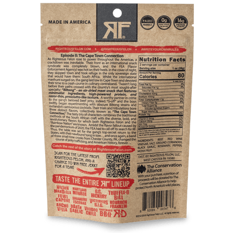 Darth Garlic Biltong Jerky - Island Health Hut