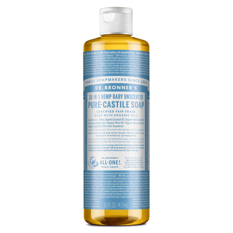 Dr. Bronner’s Hemp Soap - Baby Unscented