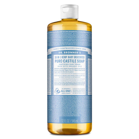 Dr. Bronner’s Hemp Soap - Baby Unscented