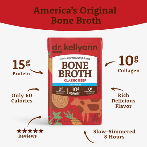 Dr Kellyann Classic Beef Bone Broth - Island Health Hut