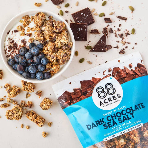 88 Acres Dark Choc. Sea Salt Granola