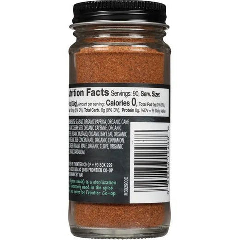 Frontier Organic Seafood Seasoning - Blackened - Island Health Hut