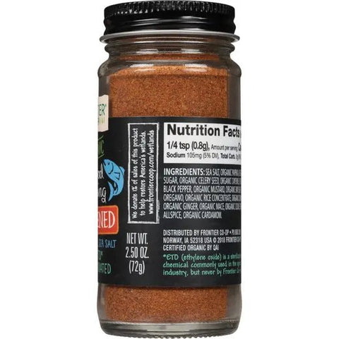 Frontier Organic Seafood Seasoning - Blackened - Island Health Hut