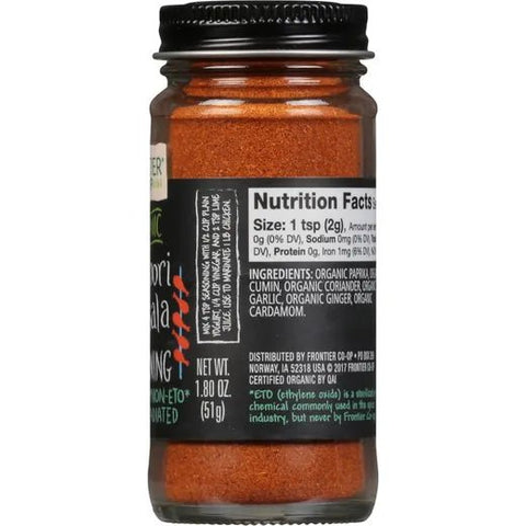 Frontier Organic Tandoori Seasoning - Island Health Hut