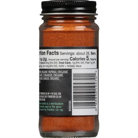 Frontier Organic Tandoori Seasoning - Island Health Hut