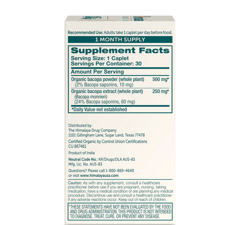 Himalaya Bacopa - Island Health Hut